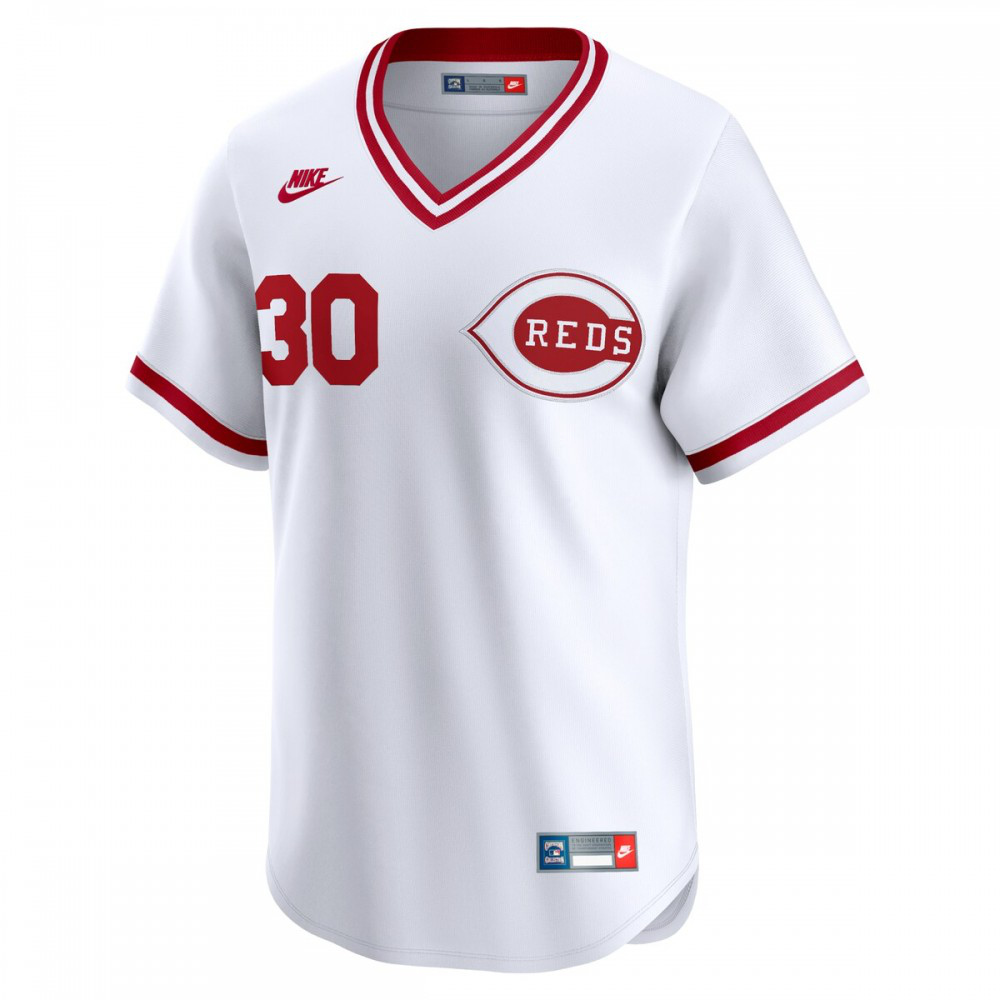 Ken Griffey Cincinnati Reds Throwback Cooperstown Limited Jersey - White-Pro Kit Vault | Brand New 26/27 Sports Jerseys