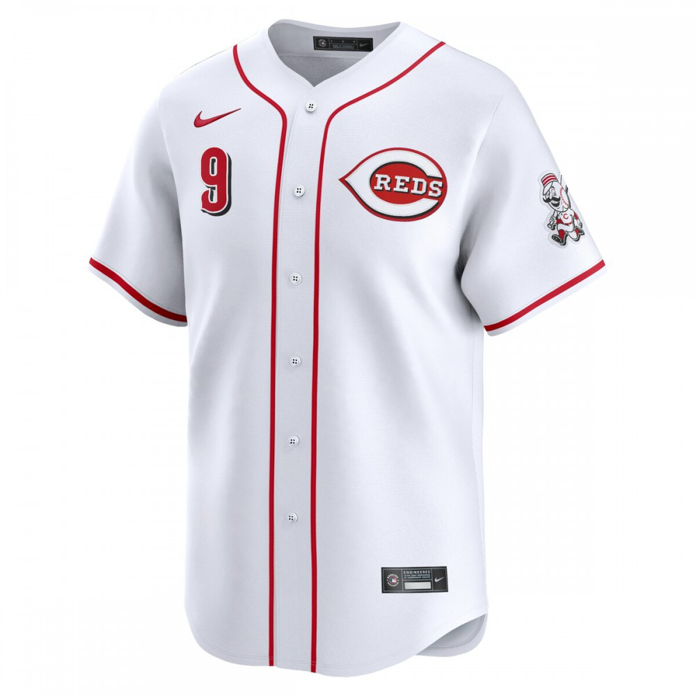 Matt McLain Cincinnati Reds Home Limited Player Jersey - White-Pro Kit Vault | Brand New 26/27 Sports Jerseys