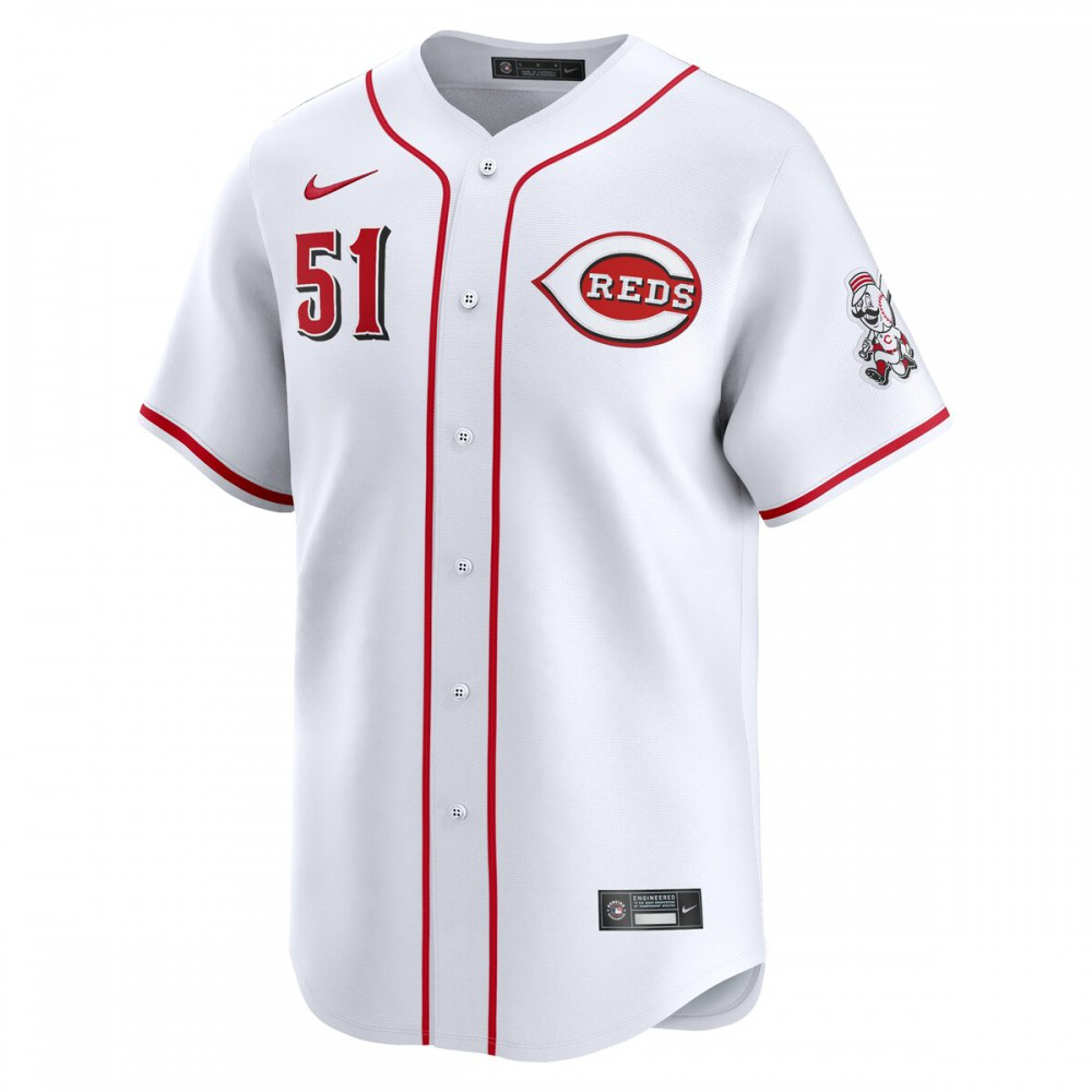 Graham Ashcraft Cincinnati Reds Home Limited Player Jersey - White-Pro Kit Vault | Brand New 26/27 Sports Jerseys