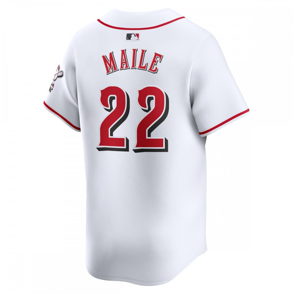 Luke Maile Cincinnati Reds Home Limited Player Jersey - White-Pro Kit Vault | Brand New 26/27 Sports Jerseys