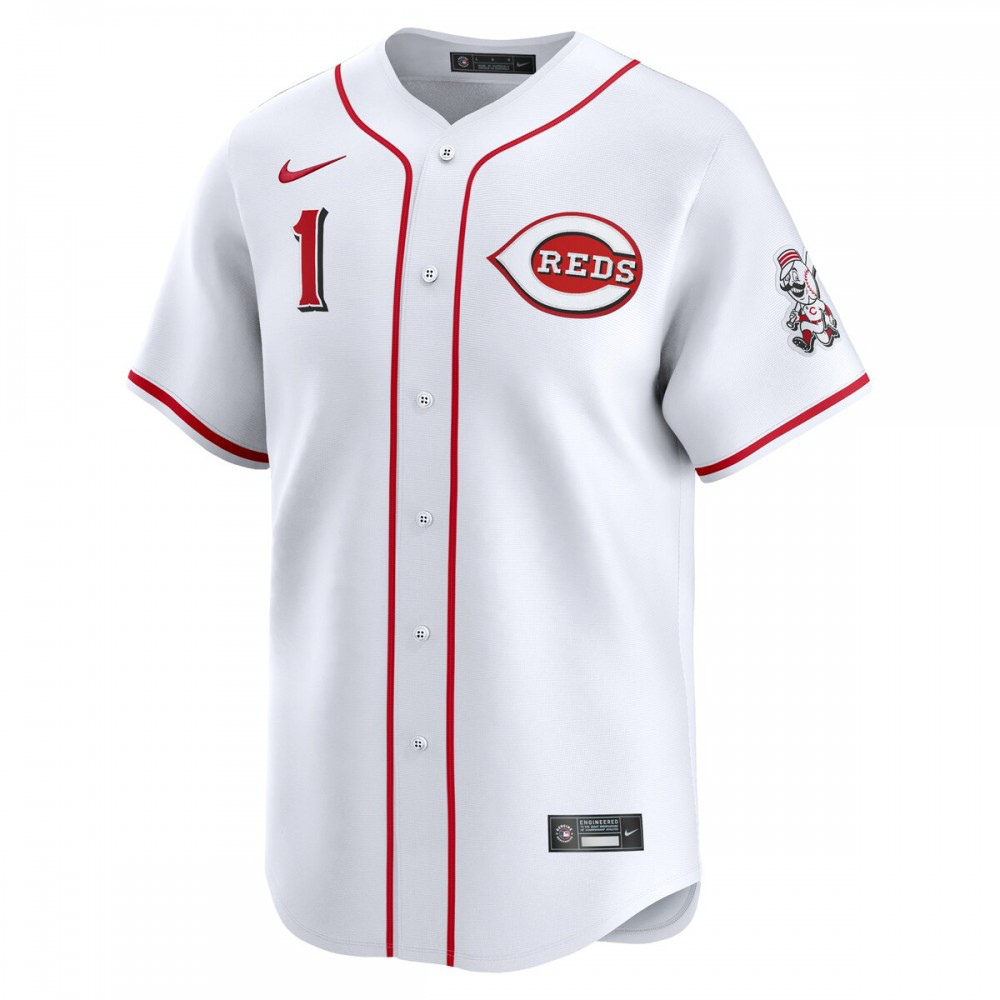 Cincinnati Reds #1 Dad Home Limited Jersey - White-Pro Kit Vault | Brand New 26/27 Sports Jerseys