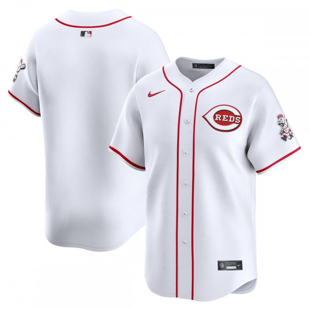 Cincinnati Reds Youth Home Limited Jersey - White-Pro Kit Vault | Brand New 26/27 Sports Jerseys
