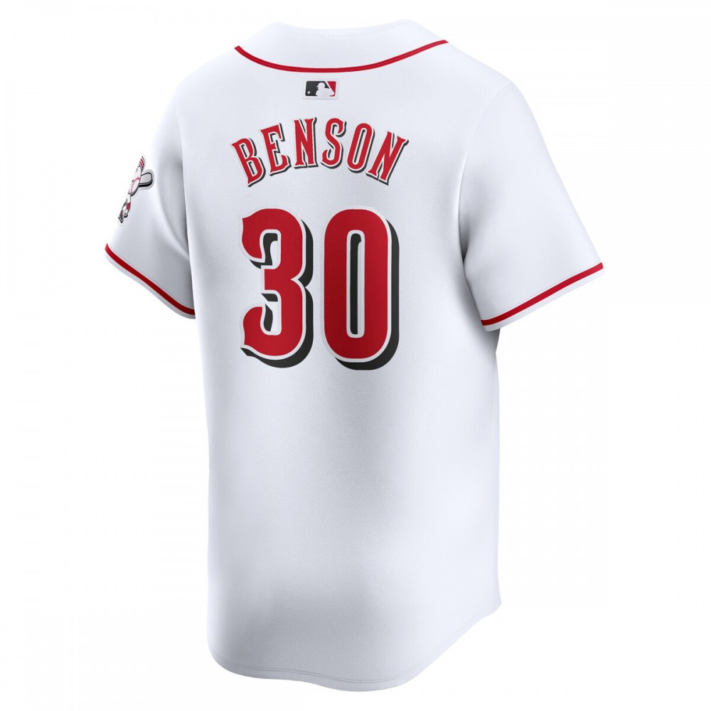 Will Benson Cincinnati Reds Home Limited Player Jersey - White-Pro Kit Vault | Brand New 26/27 Sports Jerseys