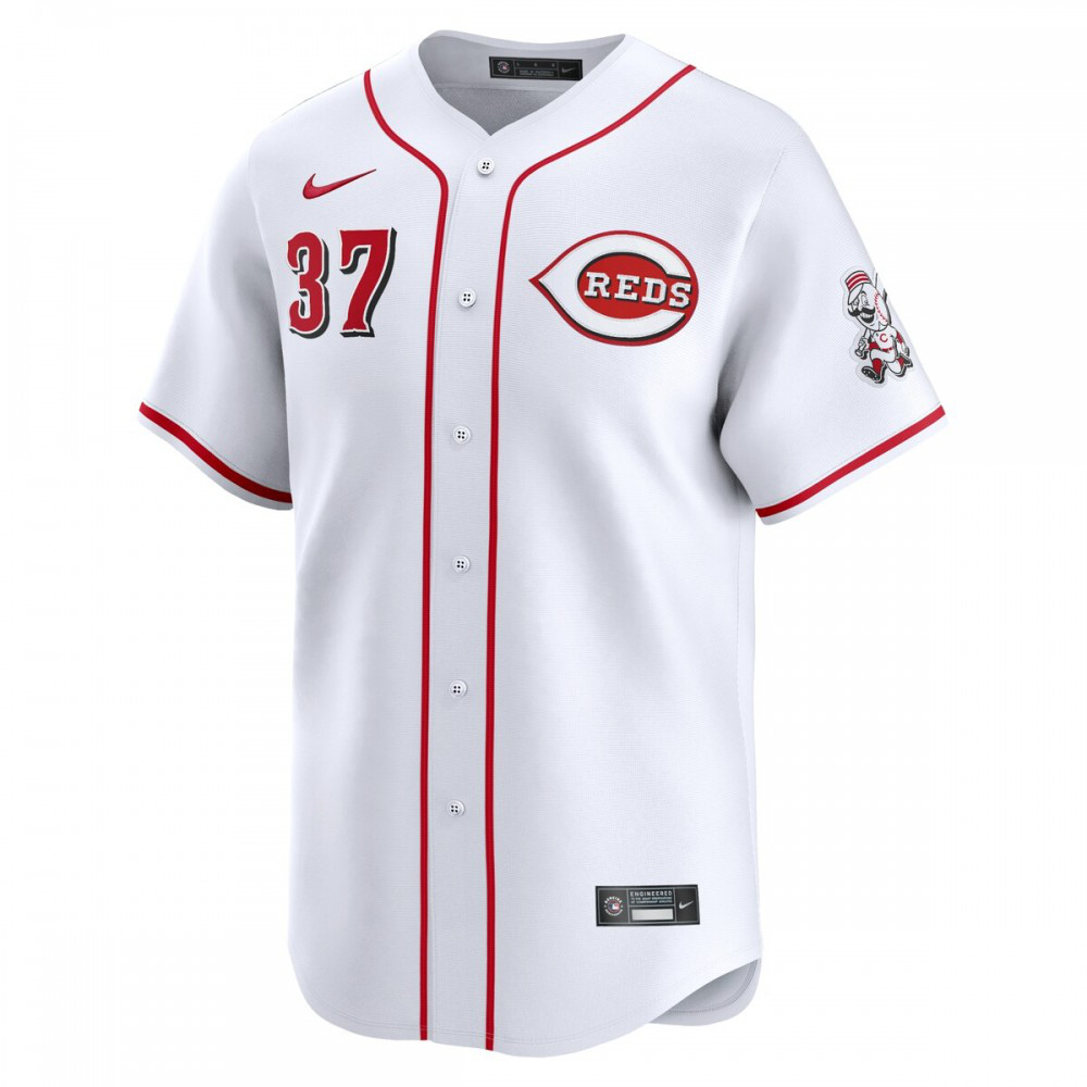 Tyler Stephenson Cincinnati Reds Home Limited Player Jersey - White-Pro Kit Vault | Brand New 26/27 Sports Jerseys