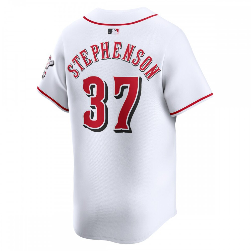 Tyler Stephenson Cincinnati Reds Home Limited Player Jersey - White-Pro Kit Vault | Brand New 26/27 Sports Jerseys