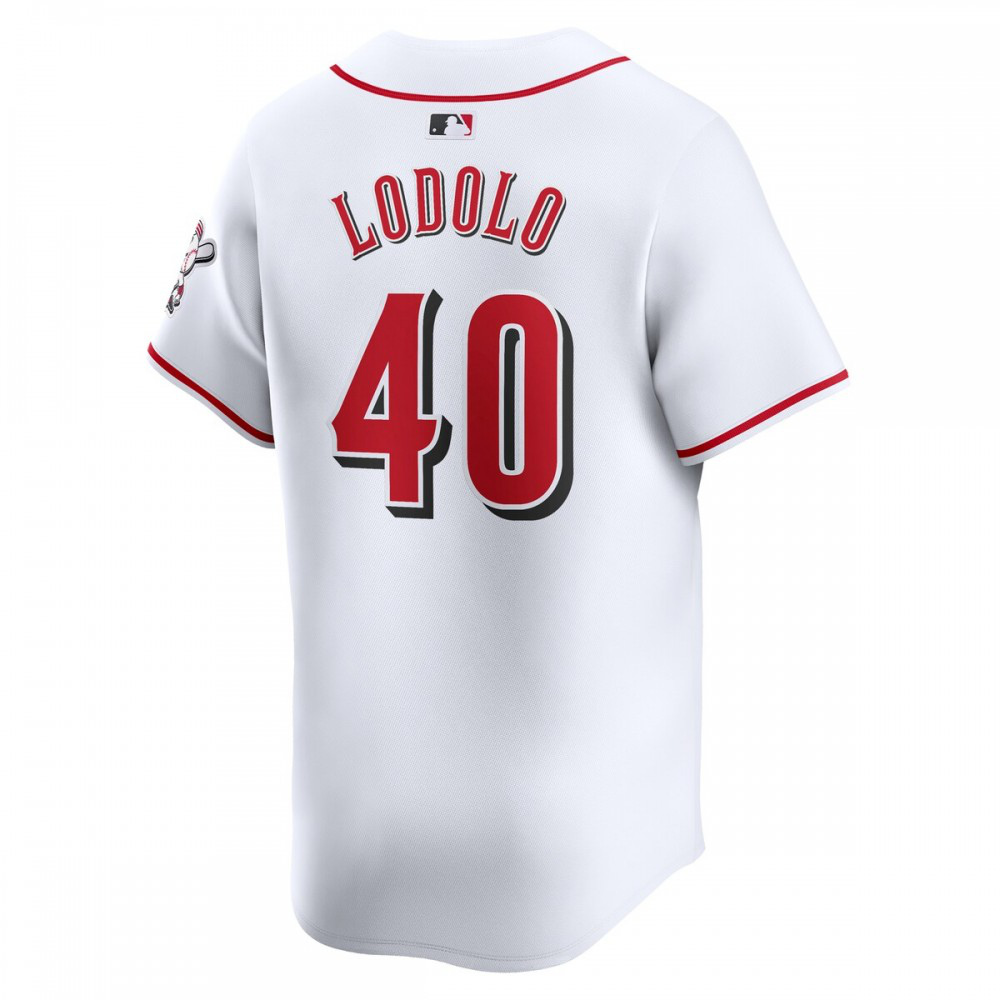 Nick Lodolo Cincinnati Reds Home Limited Player Jersey - White-Pro Kit Vault | Brand New 26/27 Sports Jerseys