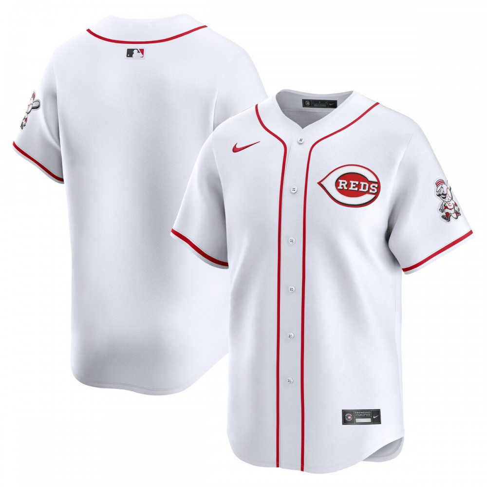 Cincinnati Reds Home Limited Jersey - White-Pro Kit Vault | Brand New 26/27 Sports Jerseys