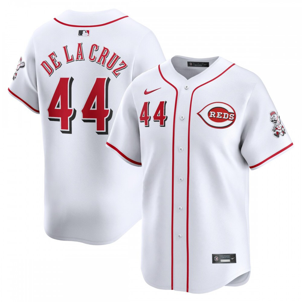 Elly De La Cruz Cincinnati Reds Home Limited Player Jersey - White-Pro Kit Vault | Brand New 26/27 Sports Jerseys
