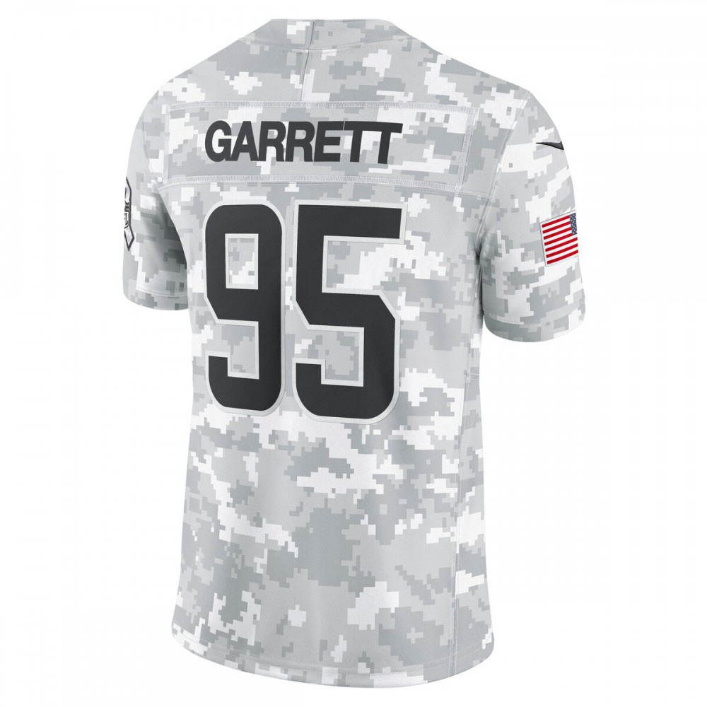 Myles Garrett Cleveland Browns 2024 Salute to Service Limited Jersey - Arctic Camo-Pro Kit Vault | Brand New 26/27 Sports Jerseys