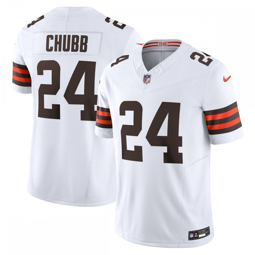 Nick Chubb Cleveland Browns Vapor F.U.S.E. Limited Jersey - White-Pro Kit Vault | Brand New 26/27 Sports Jerseys