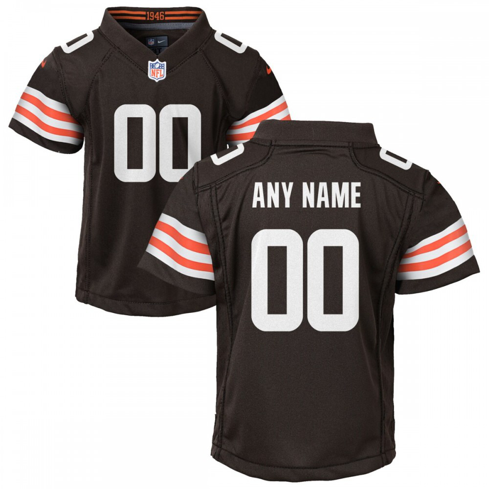 Nike Cleveland Browns Youth Custom Game Jersey - Brown-Pro Kit Vault | Brand New 26/27 Sports Jerseys