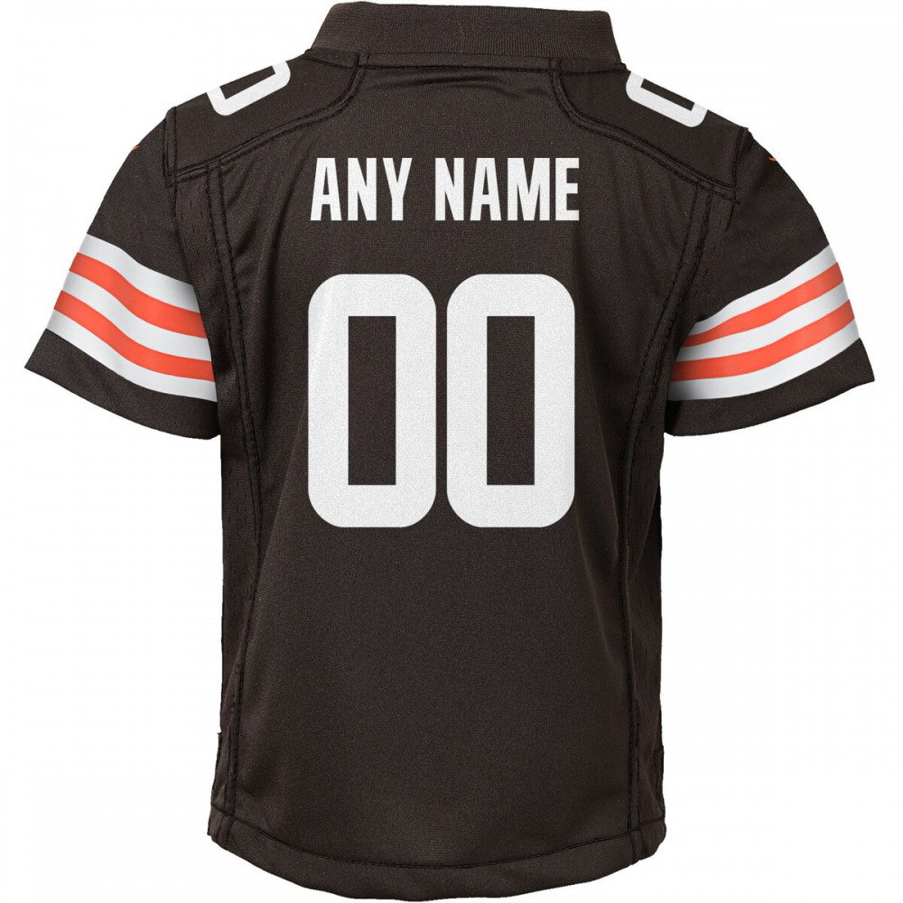 Nike Cleveland Browns Youth Custom Game Jersey - Brown-Pro Kit Vault | Brand New 26/27 Sports Jerseys