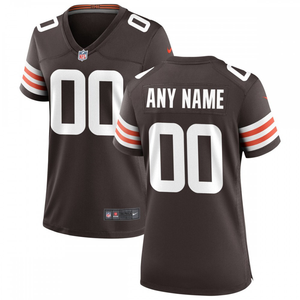 Nike Cleveland Browns Women's Custom Game Jersey - Brown-Pro Kit Vault | Brand New 26/27 Sports Jerseys