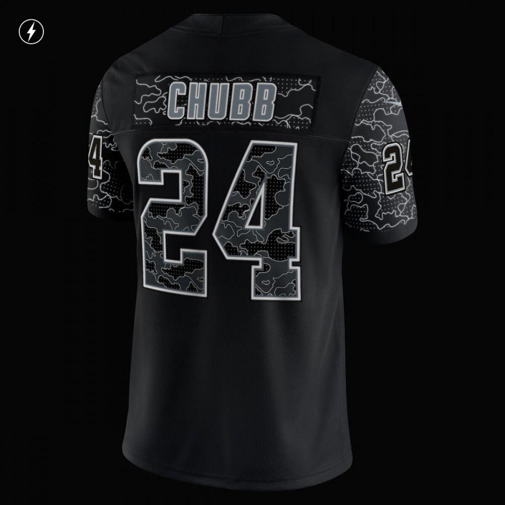 Nick Chubb Cleveland Browns RFLCTV Limited Jersey - Black-Pro Kit Vault | Brand New 26/27 Sports Jerseys