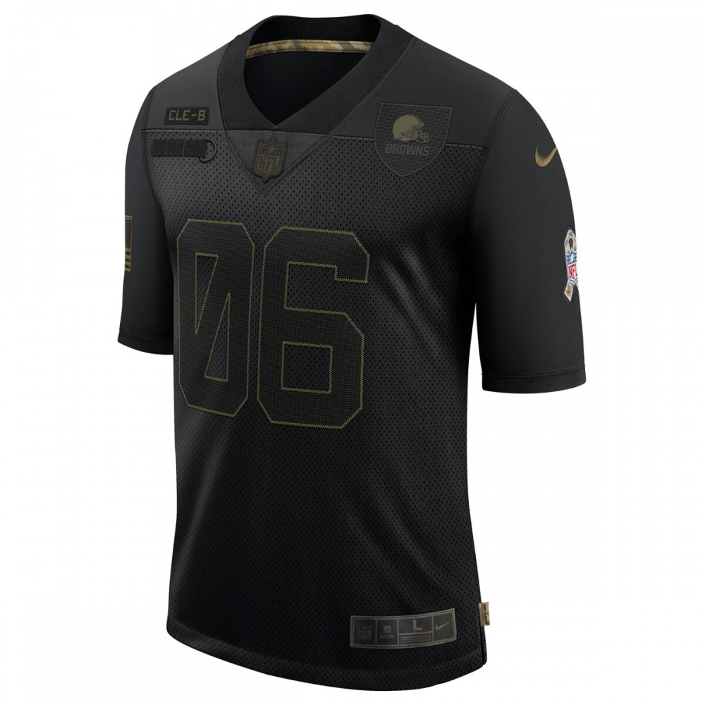 Baker Mayfield Cleveland Browns 2020 Salute To Service Limited Jersey - Black-Pro Kit Vault | Brand New 26/27 Sports Jerseys