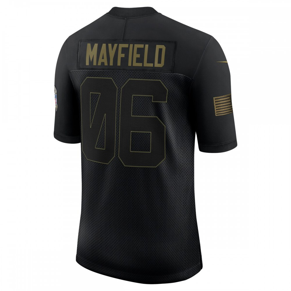 Baker Mayfield Cleveland Browns 2020 Salute To Service Limited Jersey - Black-Pro Kit Vault | Brand New 26/27 Sports Jerseys