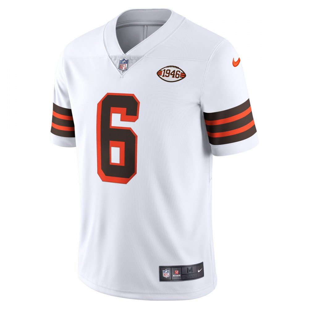 Baker Mayfield Cleveland Browns 1946 Collection Alternate Vapor Limited Jersey - White-Pro Kit Vault | Brand New 26/27 Sports Jerseys