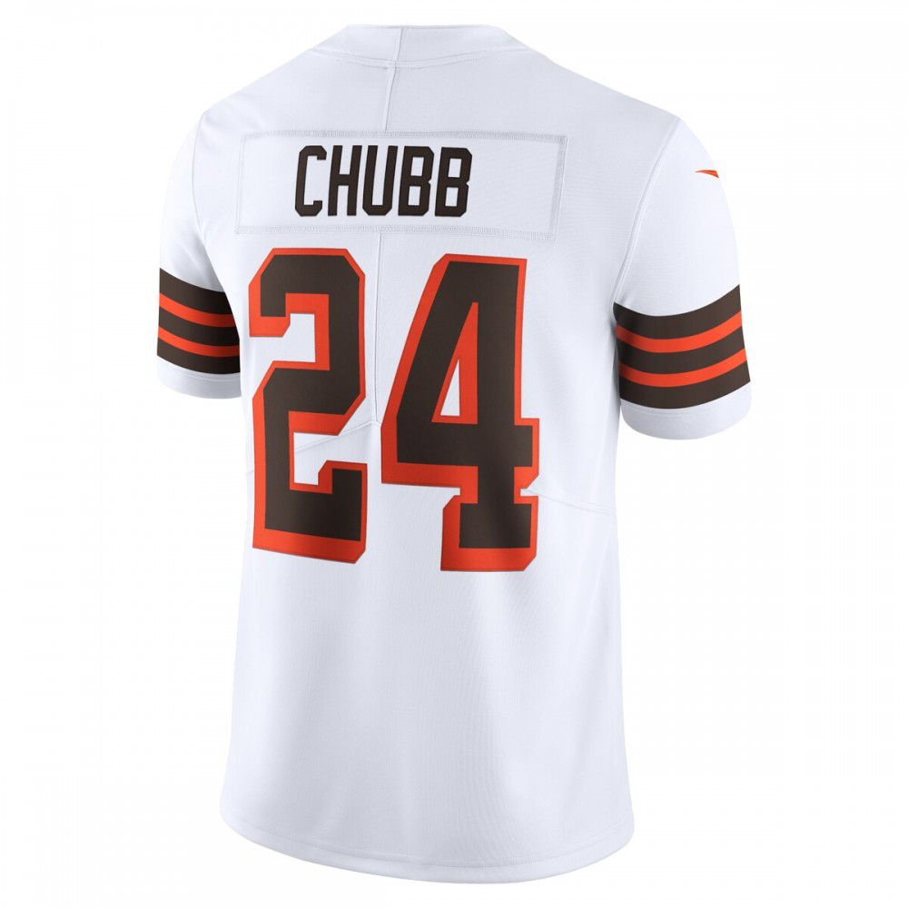 Nick Chubb Cleveland Browns 1946 Collection Alternate Vapor Limited Jersey - White-Pro Kit Vault | Brand New 26/27 Sports Jerseys