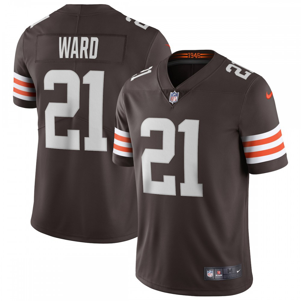 Denzel Ward Cleveland Browns Vapor Limited Jersey - Brown-Pro Kit Vault | Brand New 26/27 Sports Jerseys