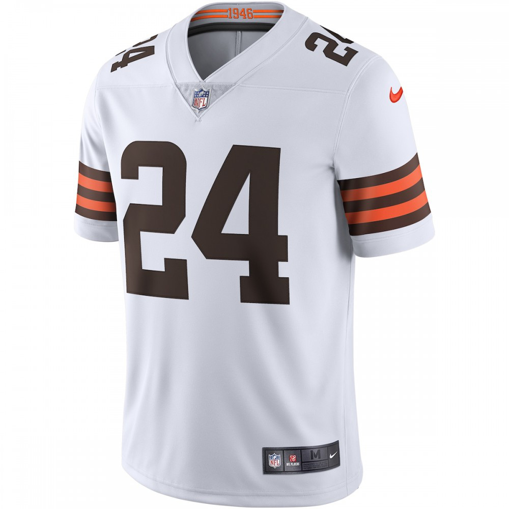 Nick Chubb Cleveland Browns Vapor Limited Jersey - White-Pro Kit Vault | Brand New 26/27 Sports Jerseys