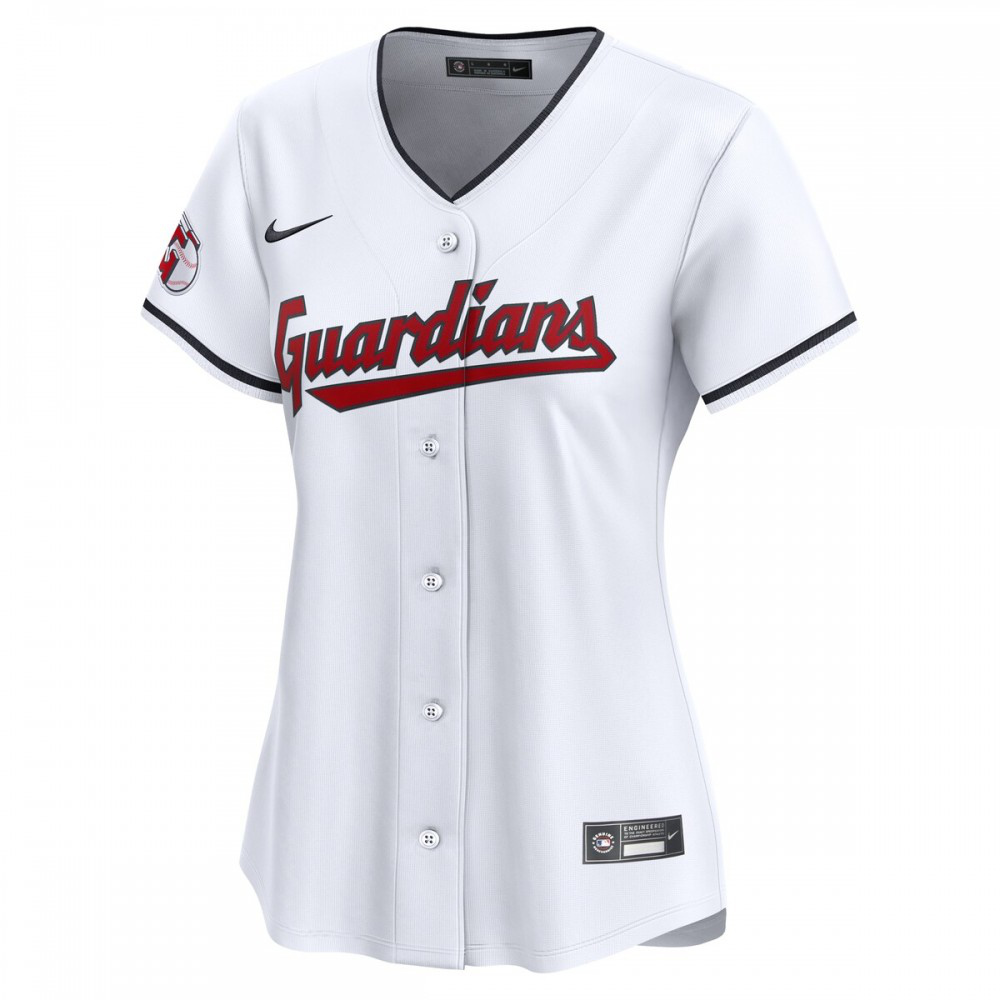 Cleveland Guardians Women's #1 Mom Home Limited Jersey - White-Pro Kit Vault | Brand New 26/27 Sports Jerseys