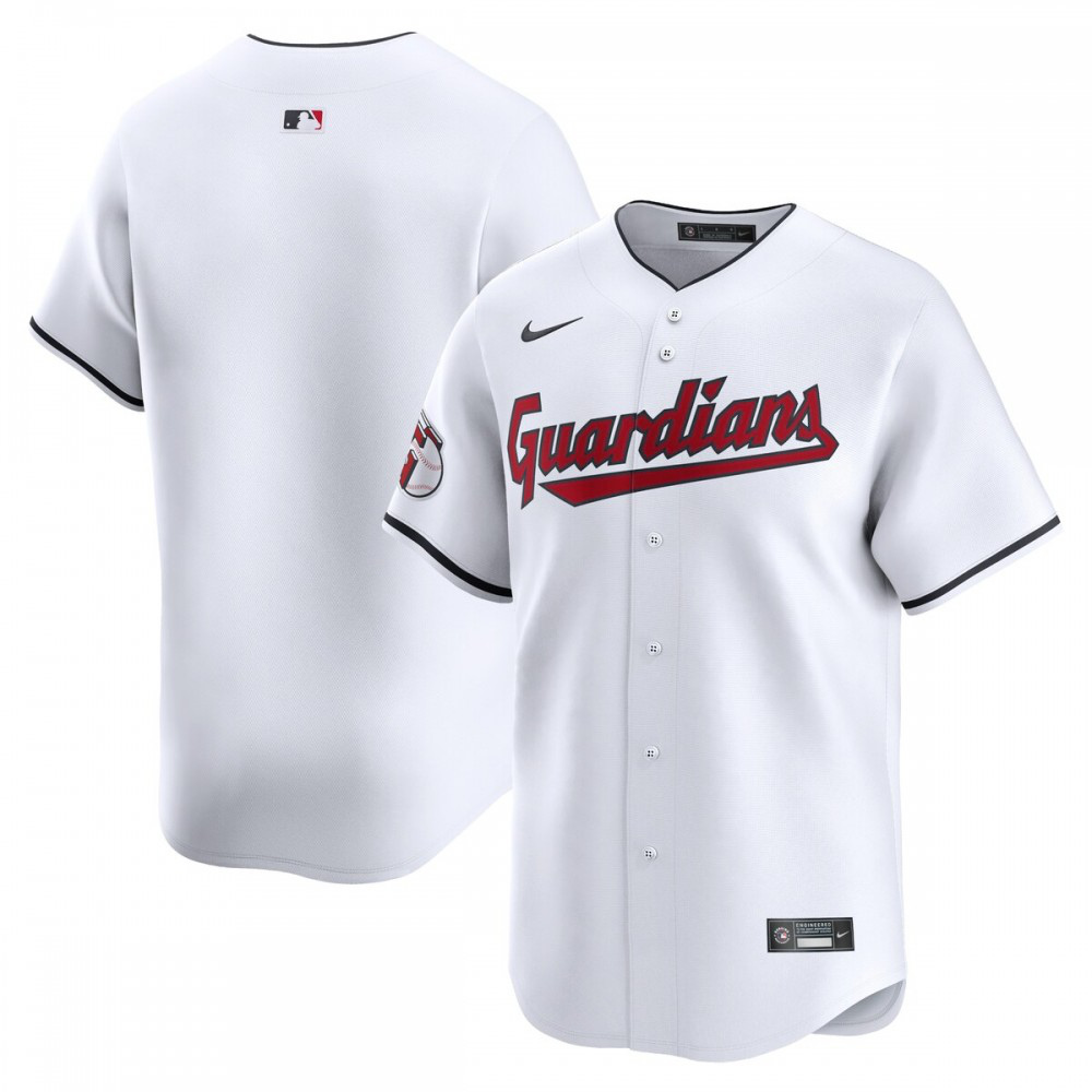 Cleveland Guardians Youth Home Limited Jersey - White-Pro Kit Vault | Brand New 26/27 Sports Jerseys