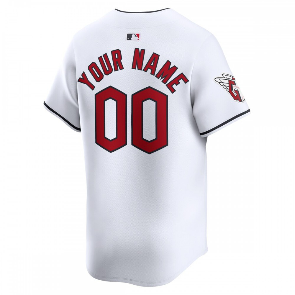 Cleveland Guardians Youth Home Limited Custom Jersey - White-Pro Kit Vault | Brand New 26/27 Sports Jerseys