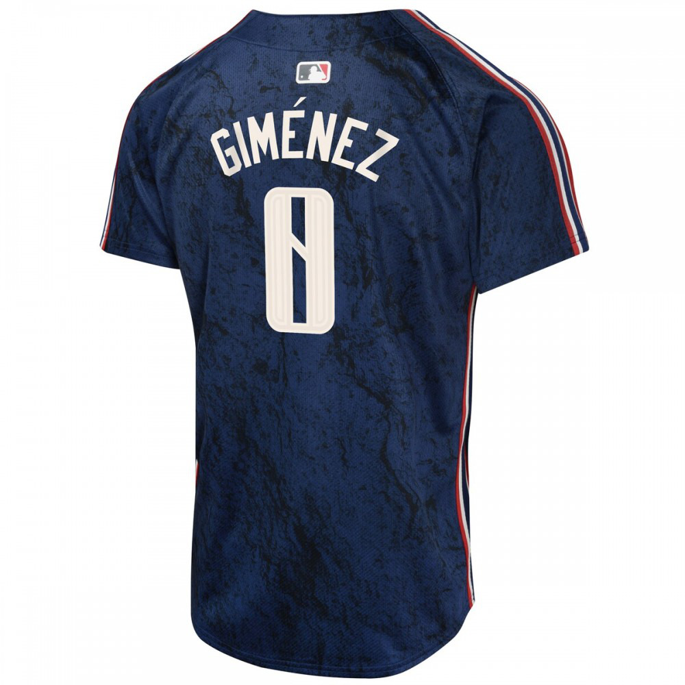 Andres Gimenez Cleveland Guardians Youth 2024 City Connect Limited Jersey - Navy-Pro Kit Vault | Brand New 26/27 Sports Jerseys