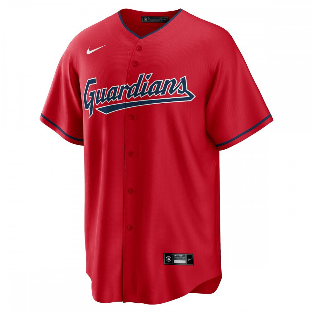 Shane Bieber Cleveland Guardians Alternate Replica Player Jersey - Red-Pro Kit Vault | Brand New 26/27 Sports Jerseys