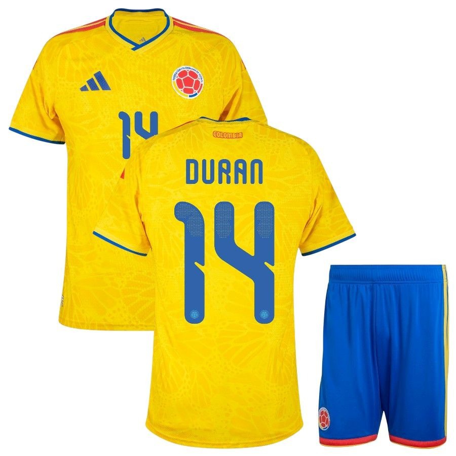 Colombia Duran Home Kit Kids 2026 2027-Pro Kit Vault | Brand New 26/27 Sports Jerseys