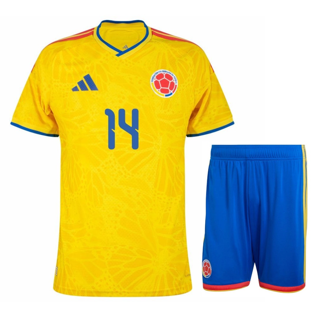 Colombia Duran Home Kit Kids 2026 2027-Pro Kit Vault | Brand New 26/27 Sports Jerseys