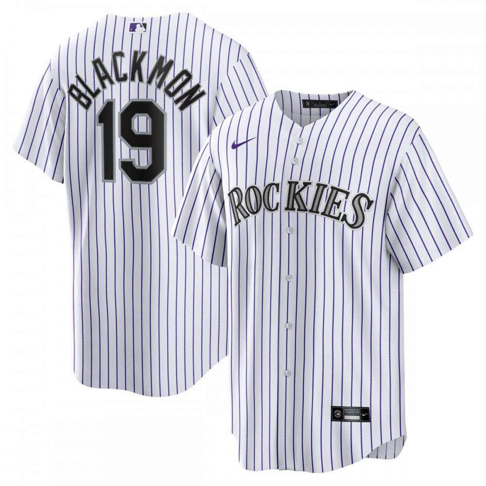 Charlie Blackmon Colorado Rockies Home Replica Player Name Jersey - White-Pro Kit Vault | Brand New 26/27 Sports Jerseys