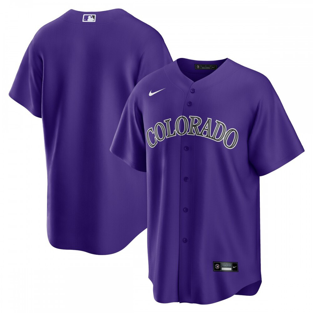 Colorado Rockies Alternate Replica Team Jersey - Purple-Pro Kit Vault | Brand New 26/27 Sports Jerseys