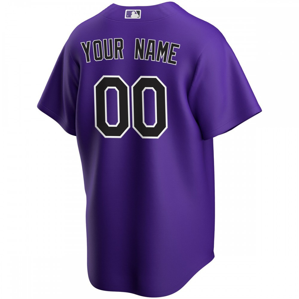 Colorado Rockies Alternate Replica Custom Jersey - Purple-Pro Kit Vault | Brand New 26/27 Sports Jerseys