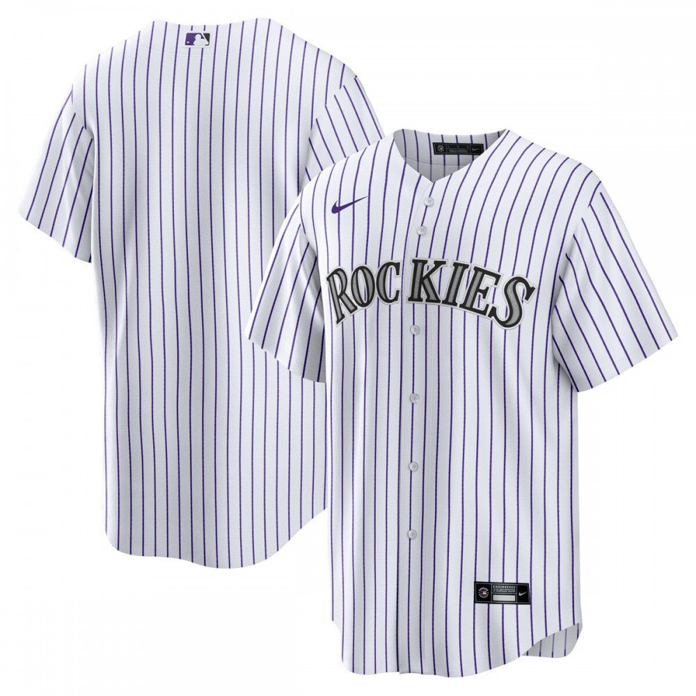 Colorado Rockies Home Blank Replica Jersey - White-Pro Kit Vault | Brand New 26/27 Sports Jerseys