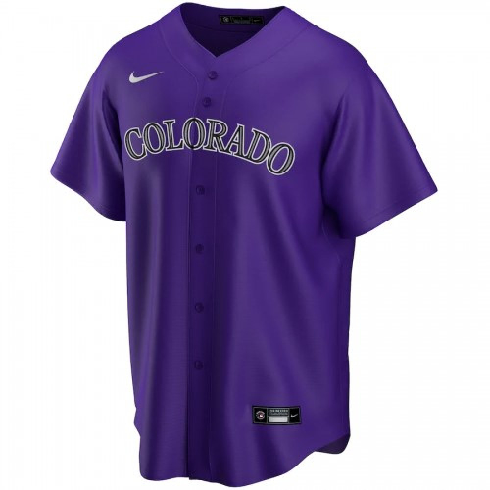 Men's Colorado Rockies Trevor Story #27 Purple 2020 Alternate Jersey-Pro Kit Vault | Brand New 26/27 Sports Jerseys