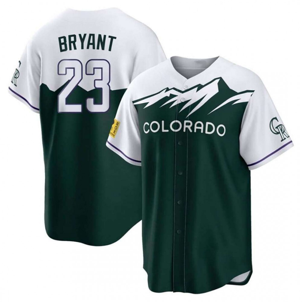 Kris Bryant Colorado Rockies Youth 2022 City Connect Replica Player Jersey - Green-Pro Kit Vault | Brand New 26/27 Sports Jerseys