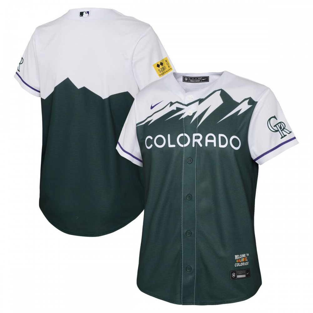 Colorado Rockies Youth 2022 City Connect Replica Team Jersey - Green-Pro Kit Vault | Brand New 26/27 Sports Jerseys
