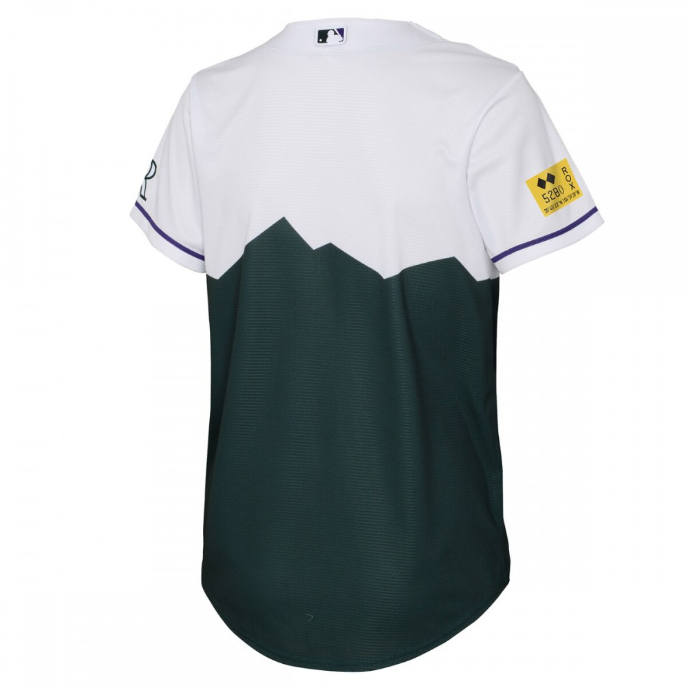 Colorado Rockies Youth 2022 City Connect Replica Team Jersey - Green-Pro Kit Vault | Brand New 26/27 Sports Jerseys