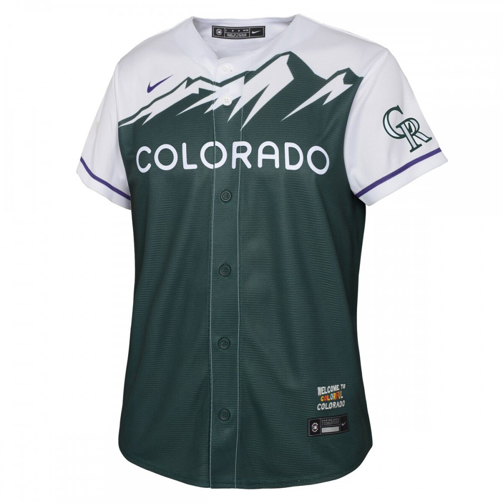 Charlie Blackmon Colorado Rockies Youth 2022 City Connect Replica Player Jersey - Green-Pro Kit Vault | Brand New 26/27 Sports Jerseys