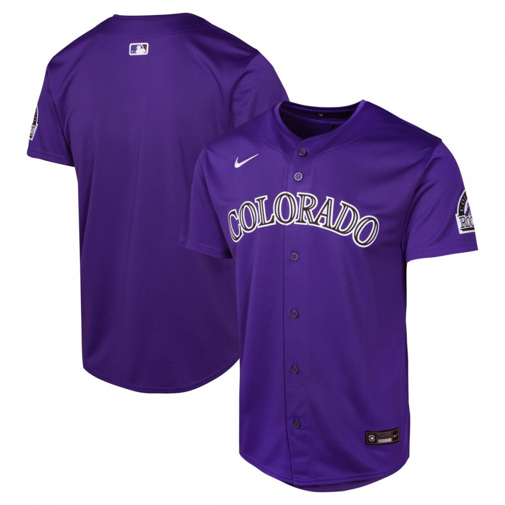 Colorado Rockies Youth Alternate Limited Jersey - Purple-Pro Kit Vault | Brand New 26/27 Sports Jerseys