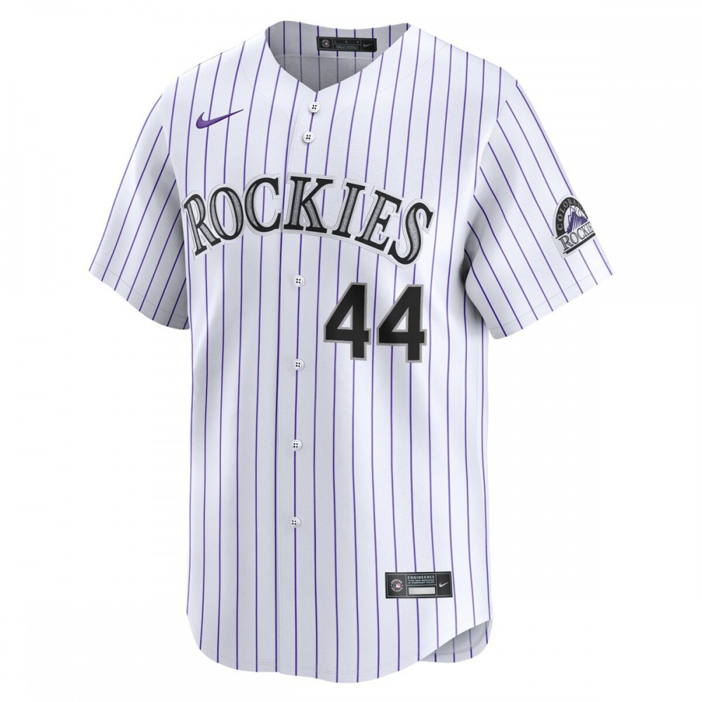 Elehuris Montero Colorado Rockies Home Limited Player Jersey - White-Pro Kit Vault | Brand New 26/27 Sports Jerseys