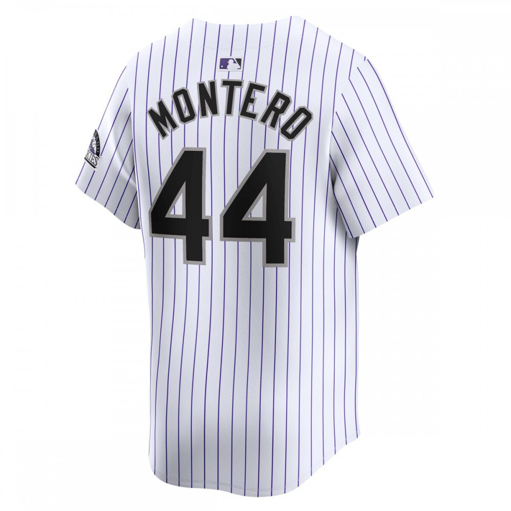 Elehuris Montero Colorado Rockies Home Limited Player Jersey - White-Pro Kit Vault | Brand New 26/27 Sports Jerseys