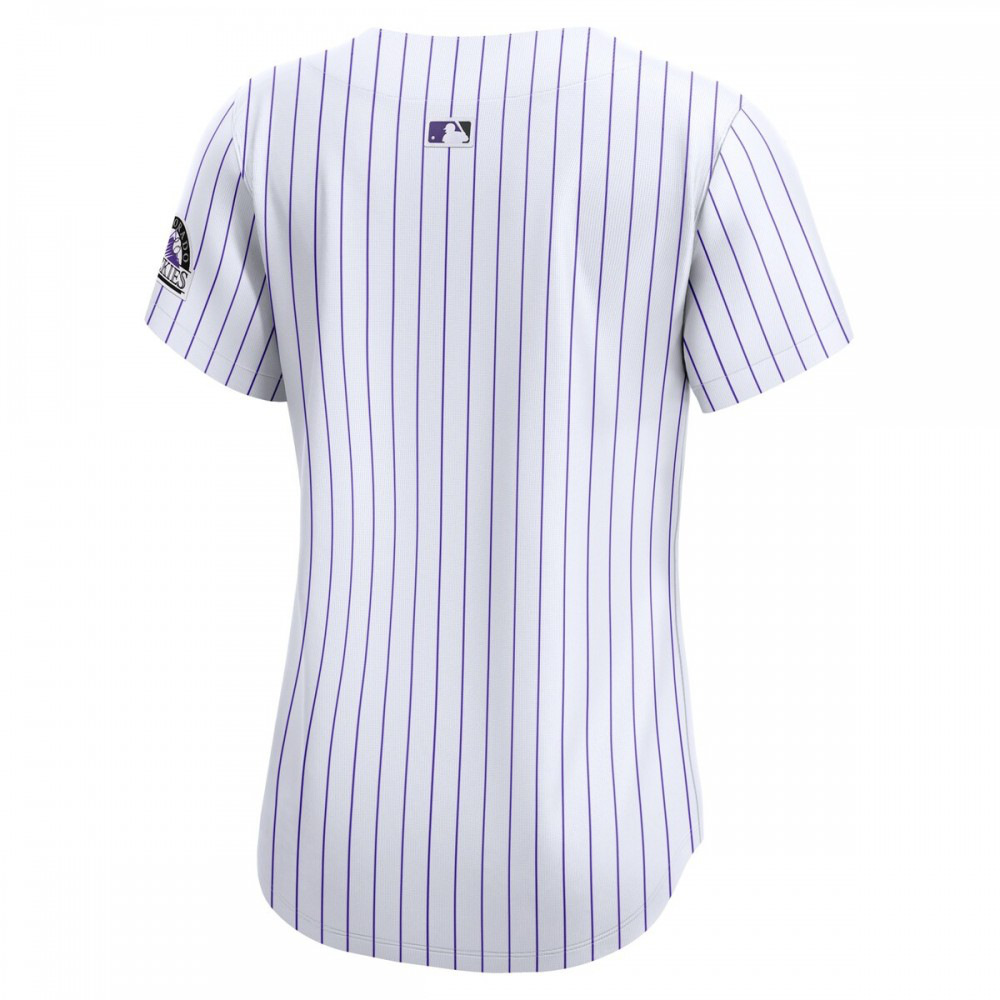 Colorado Rockies Women's Home Limited Jersey - White-Pro Kit Vault | Brand New 26/27 Sports Jerseys