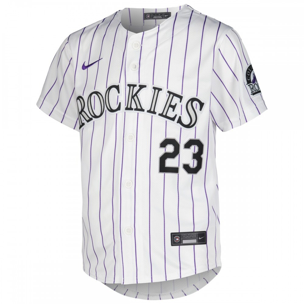 Kris Bryant Colorado Rockies Youth Home Limited Player Jersey - White-Pro Kit Vault | Brand New 26/27 Sports Jerseys
