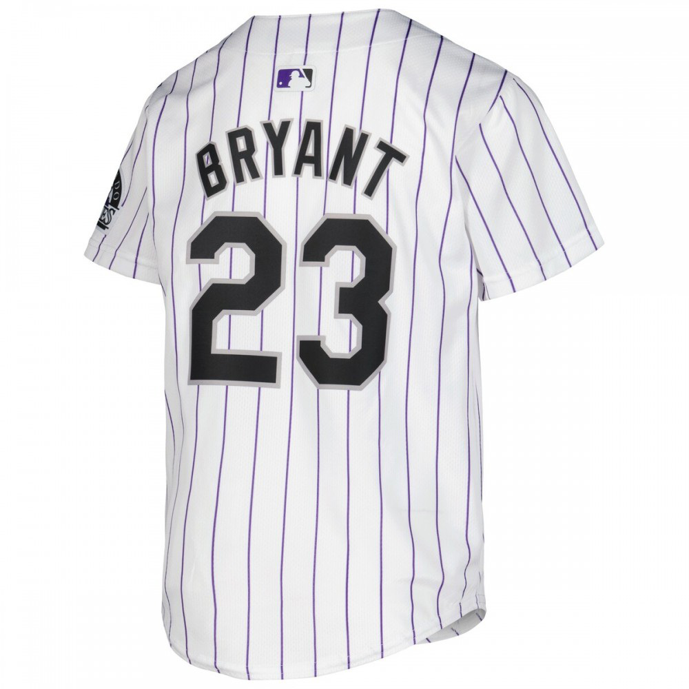 Kris Bryant Colorado Rockies Youth Home Limited Player Jersey - White-Pro Kit Vault | Brand New 26/27 Sports Jerseys