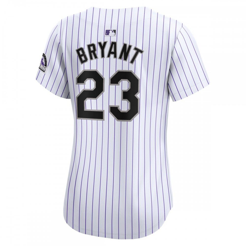 Kris Bryant Colorado Rockies Women's Home Limited Player Jersey - White-Pro Kit Vault | Brand New 26/27 Sports Jerseys