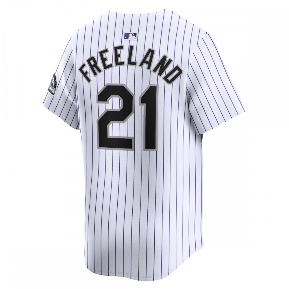 Kyle Freeland Colorado Rockies Home Limited Player Jersey - White-Pro Kit Vault | Brand New 26/27 Sports Jerseys