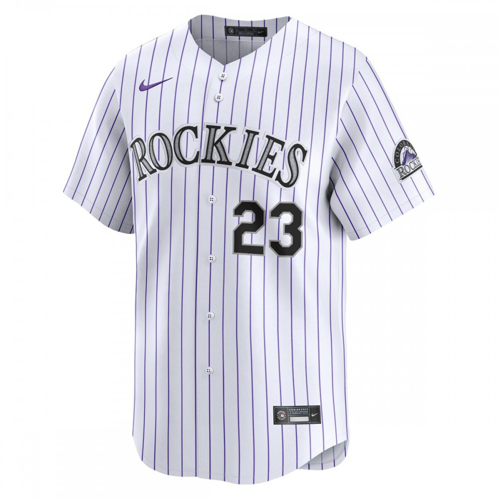 Kris Bryant Colorado Rockies Home Limited Player Jersey - White-Pro Kit Vault | Brand New 26/27 Sports Jerseys