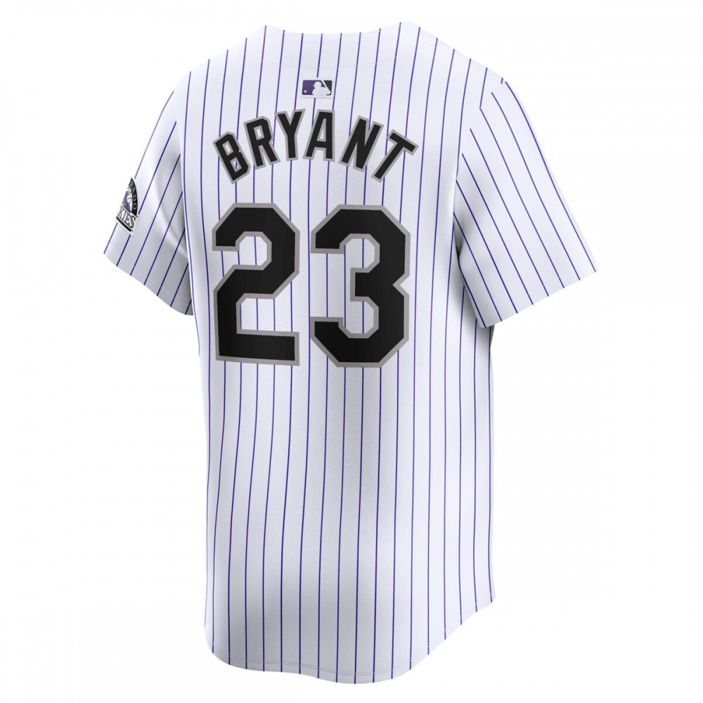 Kris Bryant Colorado Rockies Home Limited Player Jersey - White-Pro Kit Vault | Brand New 26/27 Sports Jerseys